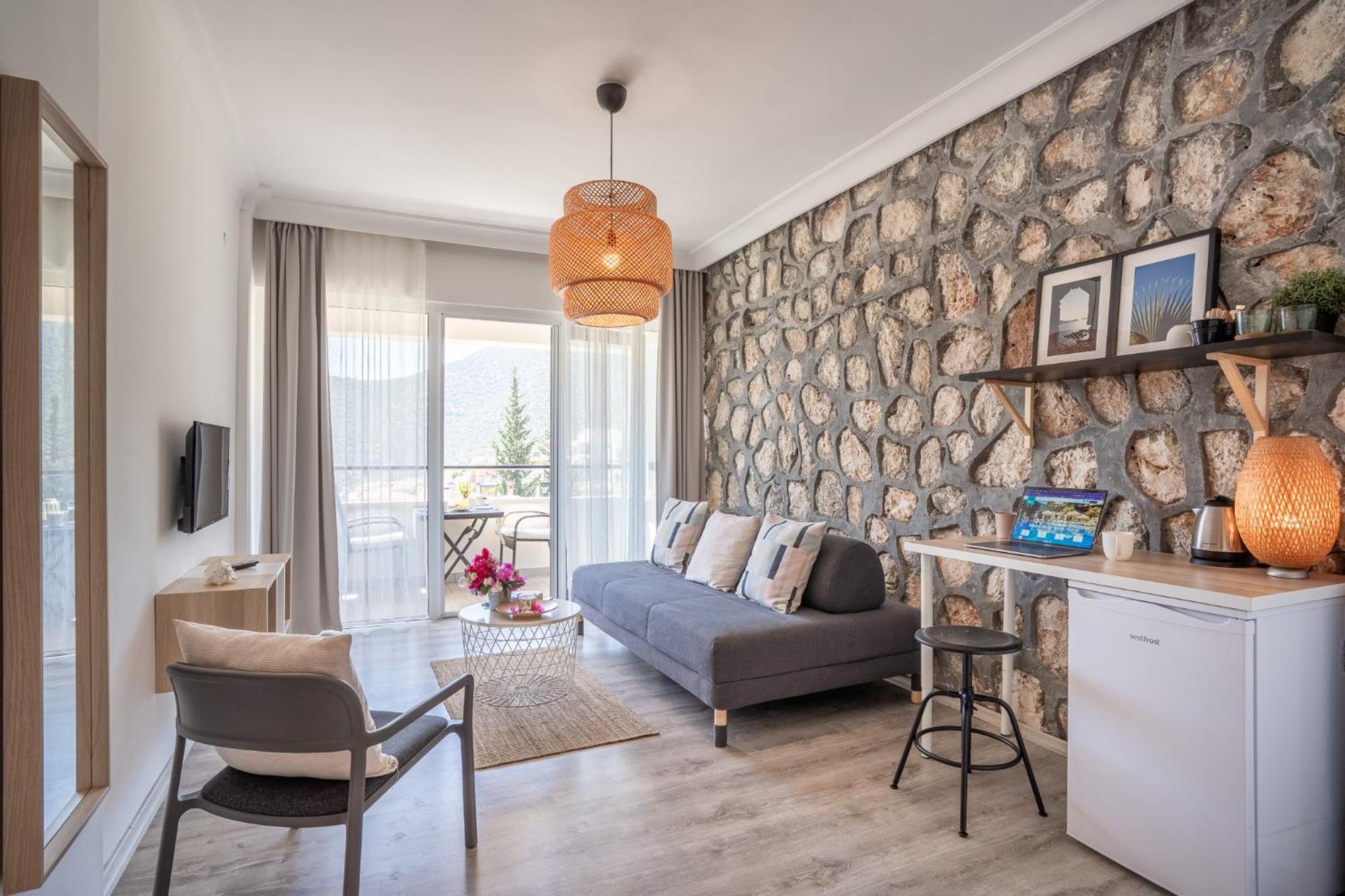 True Blue Boutique Hotel Kalkan Exteriör bild